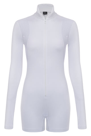 Contour Long Sleeve Romper WHITE