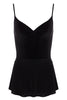 Pinch-Front:  VELVET BLACK