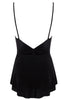 Pinch-Front:  VELVET BLACK