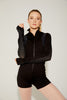 Contour Long Sleeve Romper BLACK