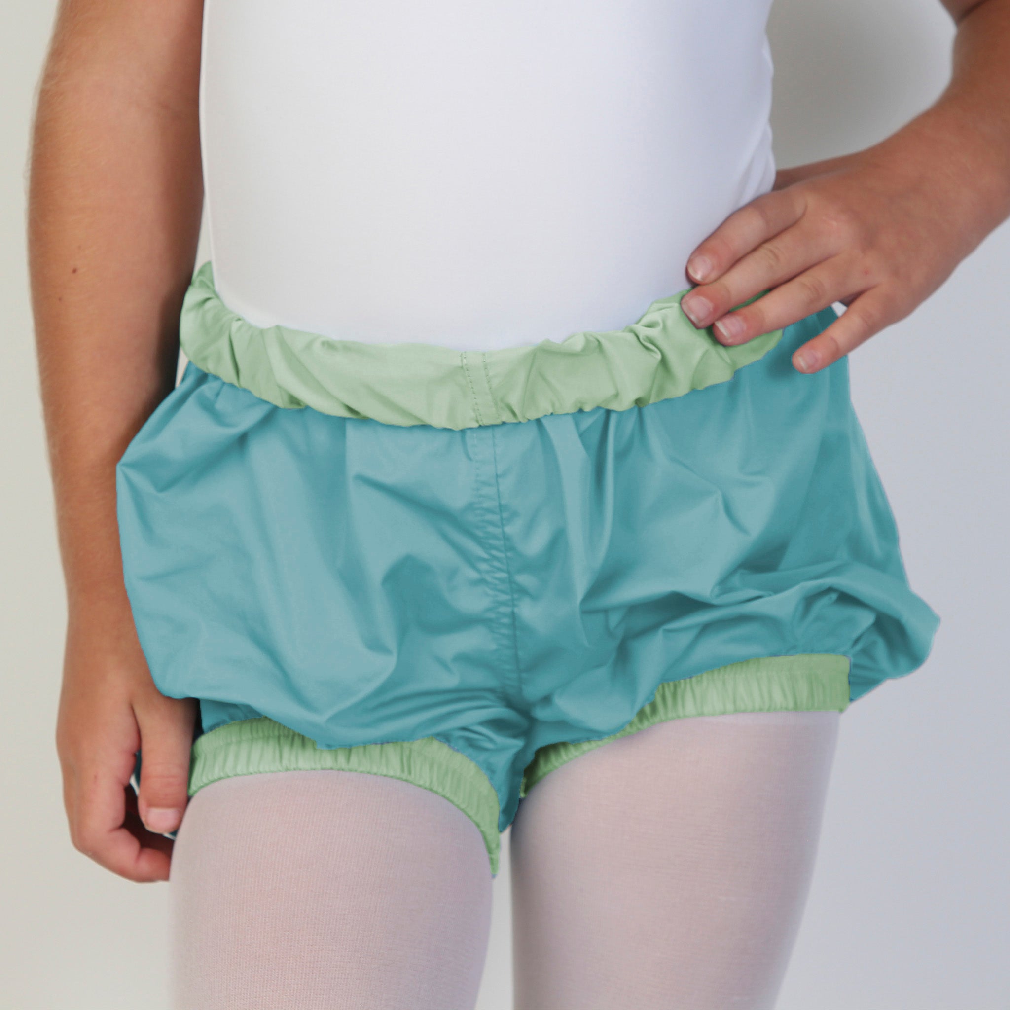 BP KIDS SHORTS MIST/SLATE BLUE