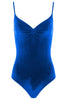 Pinch-Front:  VELVET ROYAL BLUE